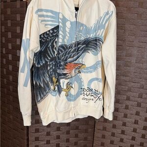 Ed Hardy/MGK Lost Americana collab Full Set (sweater and sweatpants) SIZE Large